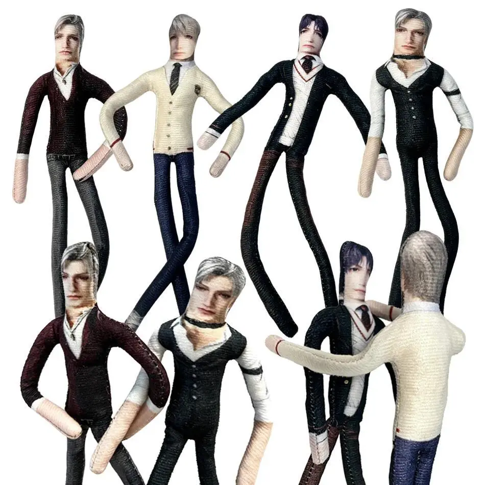 Love And Deepspace Xavier Zayne Rafayel Sylus Cosplay Plush Cotton Doll Slender Twistable Shape Decoration Festival