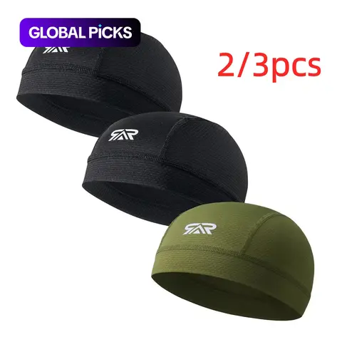 SHINEMEOTH Helmet Liner Hat, Athletic Headwear 2 Counts/set Sweat-Absorbing Breathable, Performance Outdoor Cycling Essential Accessories #GLOBAL PICKS