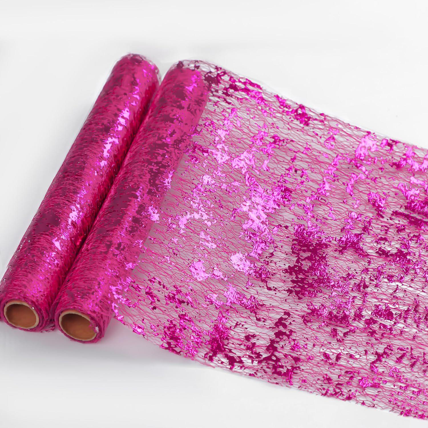 Mesh Table Runner, Elegant Event Decor Material, Perfect for Festivals, Parties, Weddings, Luxurious Golden Tablecloth