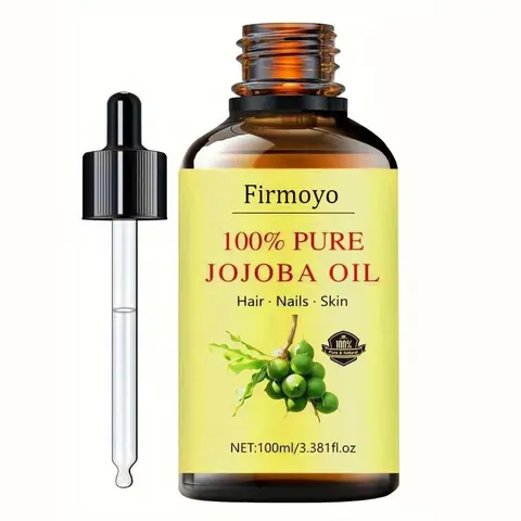 Natural Jojoba Oil Essential Oil, Pure Natural Nourishing Oil, for Massage, Skin Care, Scraping Therapy, Shower, Face, Body, Nails, Hair, Eyelashes, Cosmetics Oil
