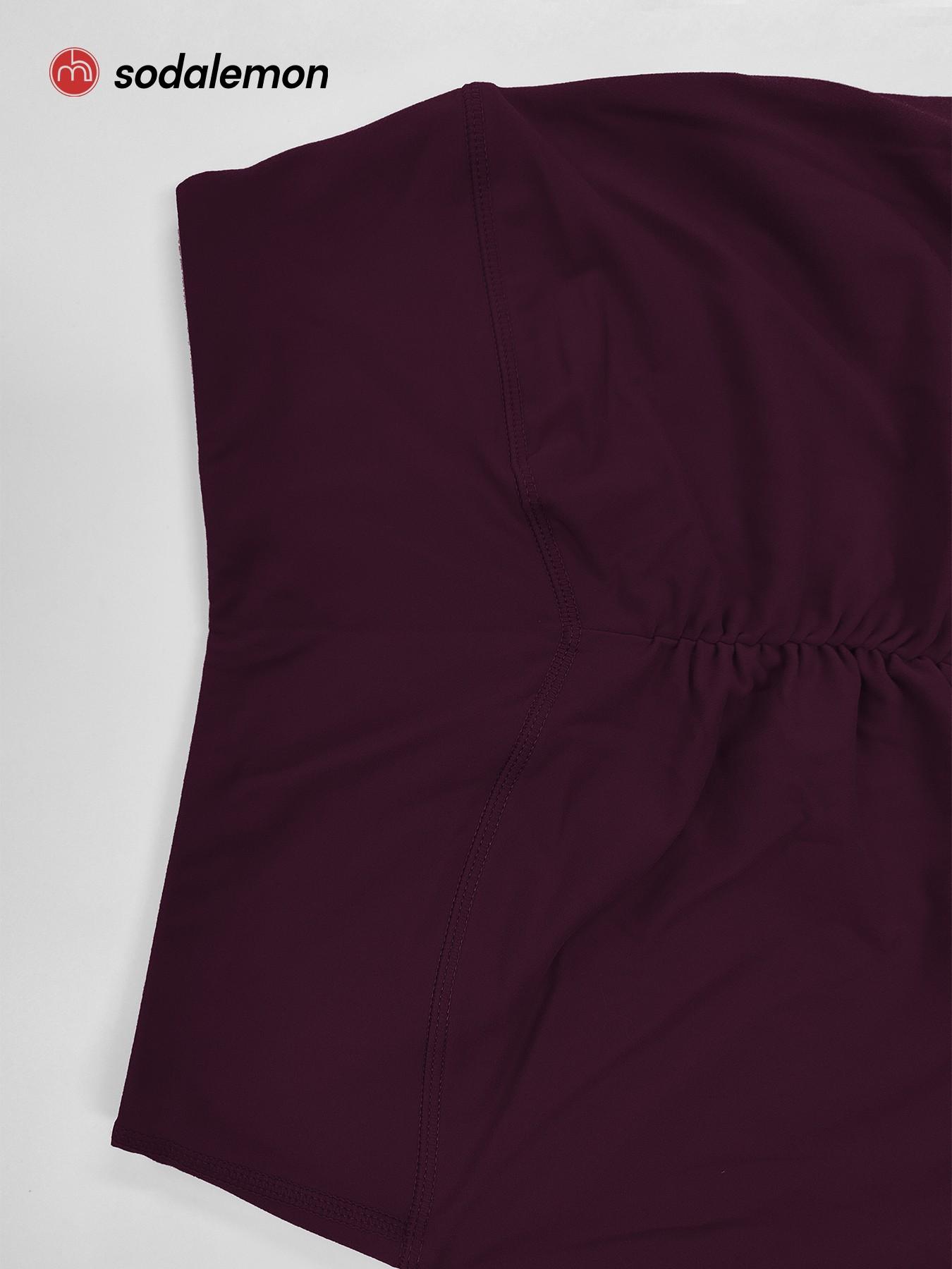 Sodalemon Women's Solid Crop Sports Bra & Shorts Sportswear Set, Casual Comfy Breathable Two-piece Outfits for Yoga Gym Workout Running, Ladies Spring & Fall Clothes