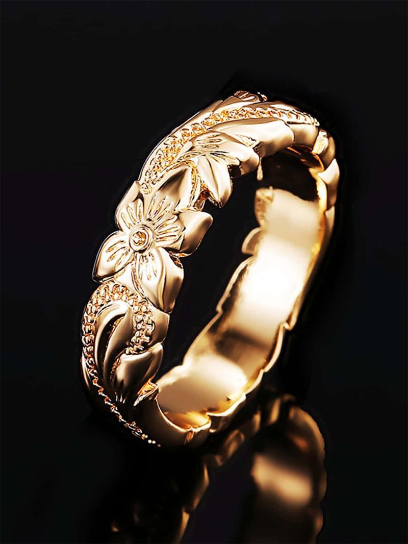 Elegant Flower Design Ring for Women, Fashion Jewelry for Party, Daily Clothing Decor, Trendy & Exquisite Wedding Engagement Anniversary Party Jewelry Gifts