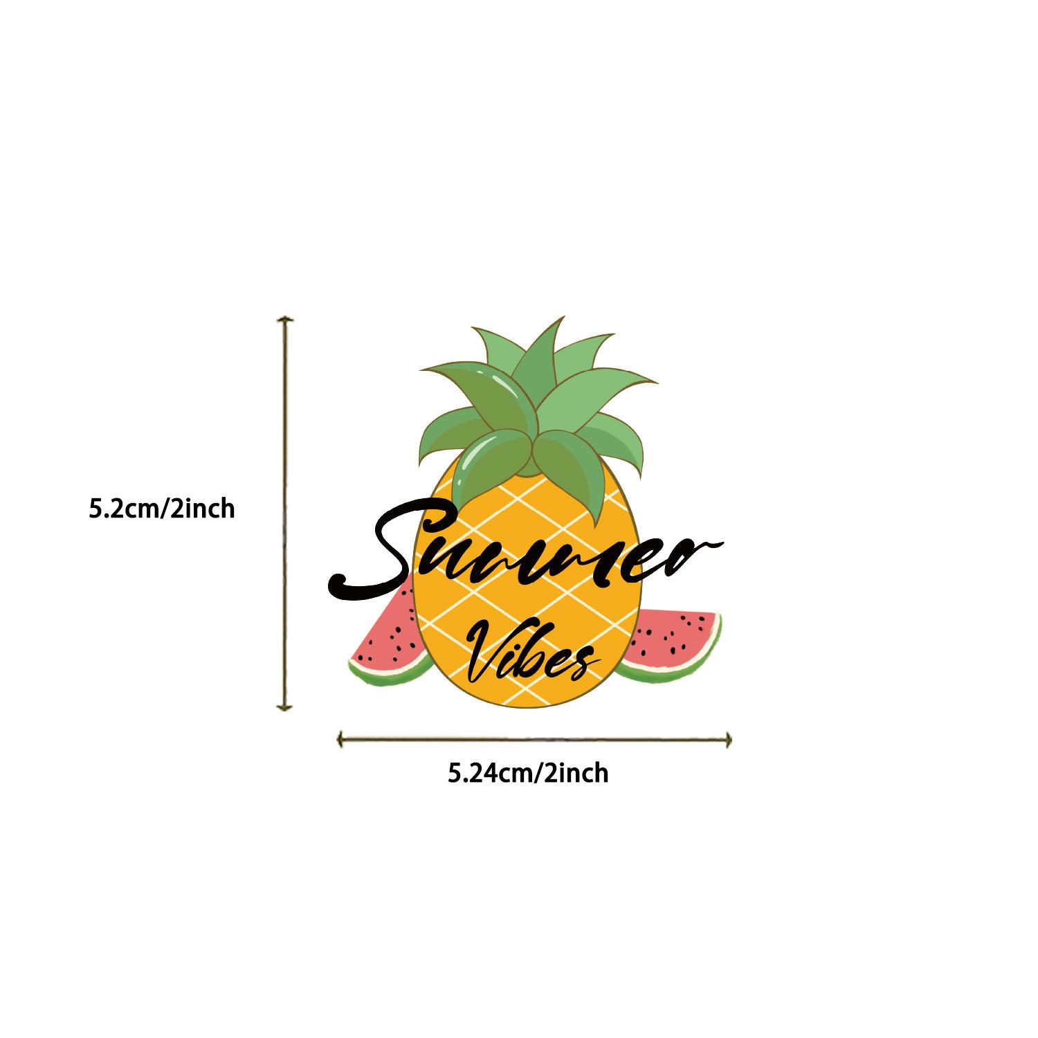 50 Cartoon Summer Chill Vibes Graffiti Stickers, Suitable for Laptops, Bumpers, Skateboards, Water Bottles, Computers, Phone Cases, School Decorations, Etc. Decorative Stickers Are Scratch Resistant and Suitable for Various Scenarios