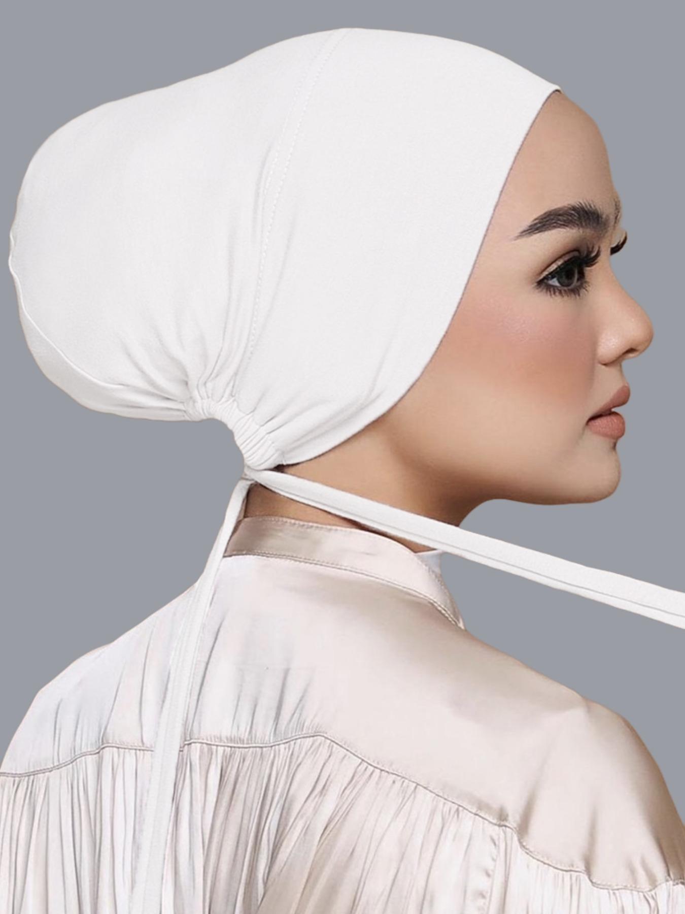 3pcs Satin Inner Caps for Hijab Wearers, Breathable Hair Care Accessories, Promote Scalp Health and Hair Growth, Jersey Hijabs for Various Occasions