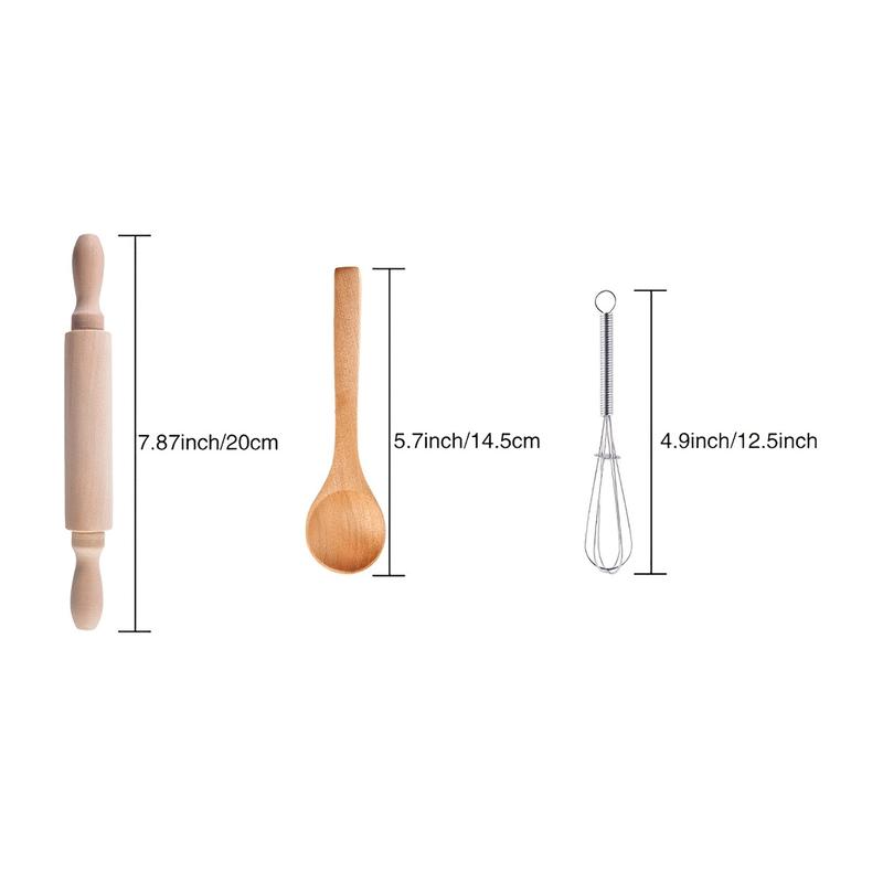 Unicorn Apron Set with Gloves Chef Hat and Baking Tools, Polyester Kitchen Apron, Perfect Holiday Gift, Colorful Chef Clothing Set