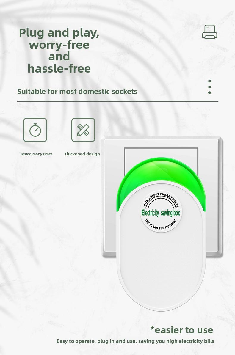 Plug-In Power Box with US Plug Compatible with 90–250V Input Range