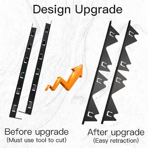 Stainless Steel Stove Gap Covers,Stove Gap Filler, [SUPAFA]Range Trim Kit, Stove Gap Guards, Heat Resistant and Easy to Clean, Easy retractable Length 13.8" to 27.5", Width 0.79"(2PCS)