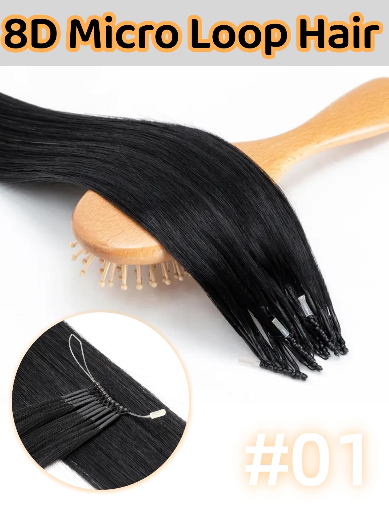 8D Nano Beads Hair Extensions Invisible Lightweight Seamless No Glue No Damage Comfortable All Day Long Lasting Natural Blending Perfect for Instant Longer Undetectable Beads Extensions That Look Totally Real for Daily Party and Any Occasion