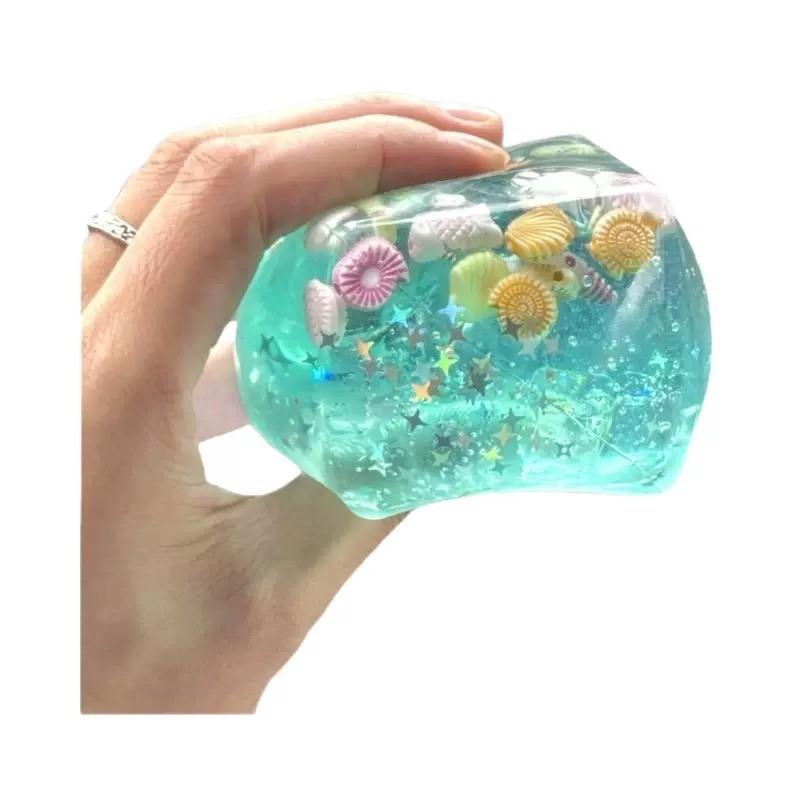 Adult Soft Ocean Block Stress Relief Ball, Anxiety Relief Fidget Toy, Malt Water Ball Bulk Gift, Unisex Non-Electrical Stress Relief Toy