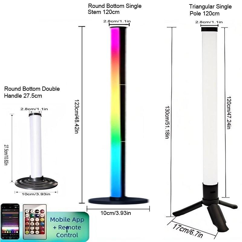 Smart RGB Gaming Ambient Light, Remote Control & USB Interface, APP Controlled, Tabletop Rhythm LED Lamp, Living Room Music Colorful Floor Lamp