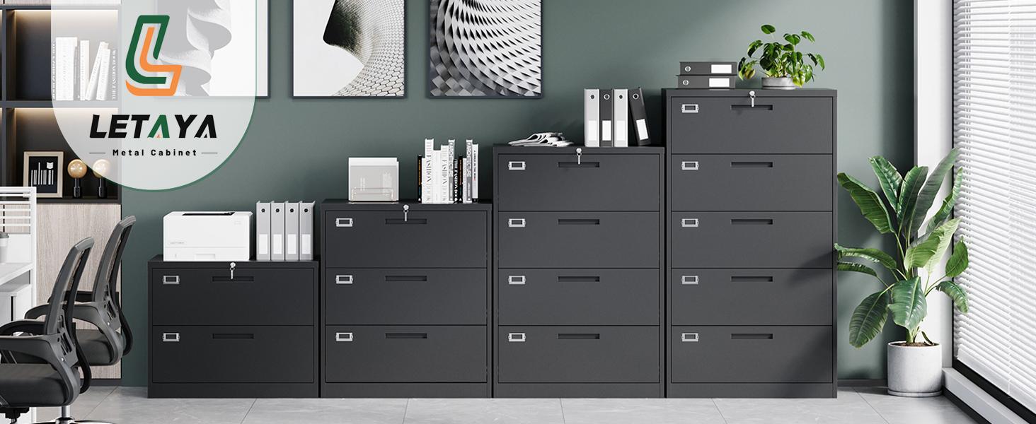 Letaya 5 Drawer File Cabinet with Lock,Metal Lateral Filing Cabinets for Home Office Hanging Files Letter/Legal/F4/A4 Size(Requires installation) Letaya 5 Drawer File Cabinet with Lock,Metal Lateral Filing Cabinets for Home Office Hanging Files Letter/Legal/F4/A4 Size(Requires installation)