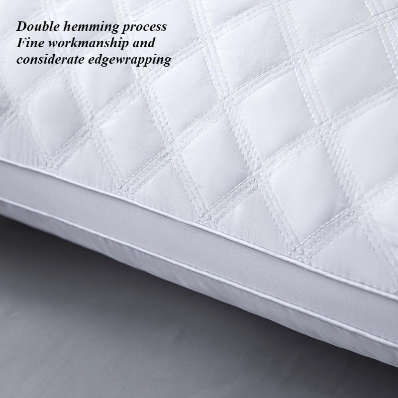 1/2pcs Orthopedic Neck Support Pillows with Comfortable Fabric and Pillowcases - Made of 100% Soft Polyester (700g/800g options), Fits the Cervical Spine for Side and Back Sleep, Breathable and Comfortable for Home Use, Machine Washable