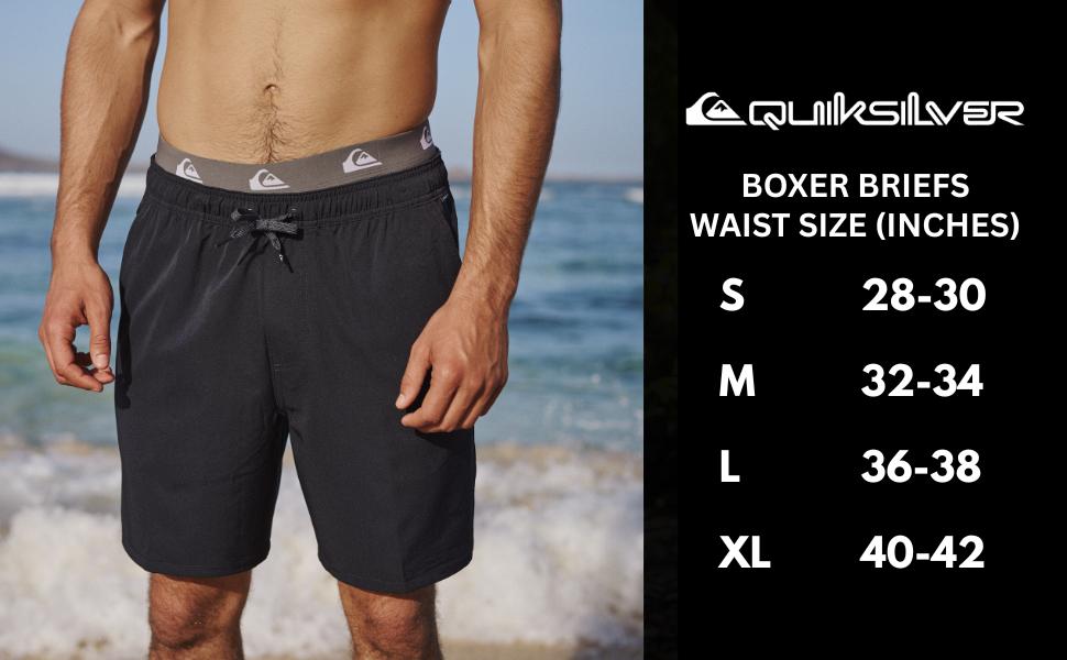 Quiksilver Men's Performance Boxer Briefs, 6 Pack Breathable Stretch Cotton