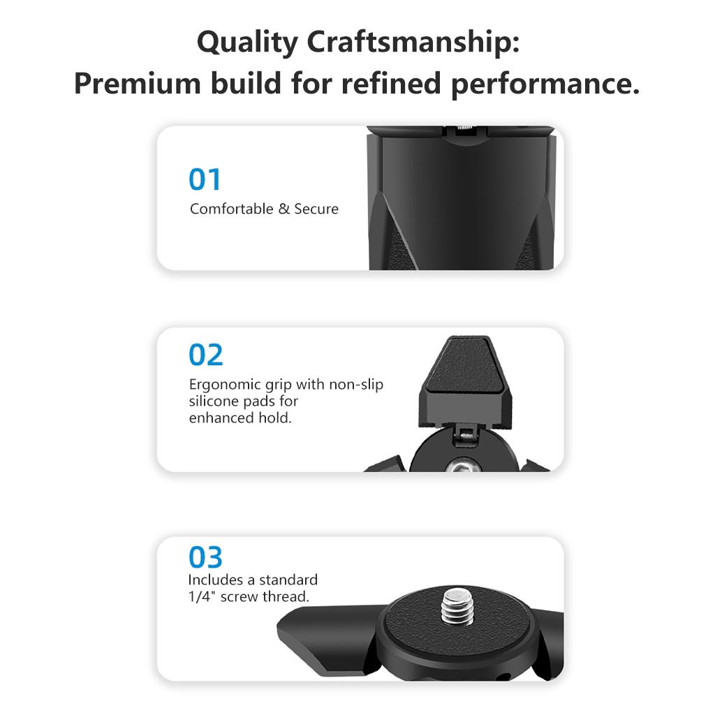 For DJI Pocket 2/3 Desktop Metal Mini Tripod Base For Osmo Eye Accessories Pocket Camera Stand