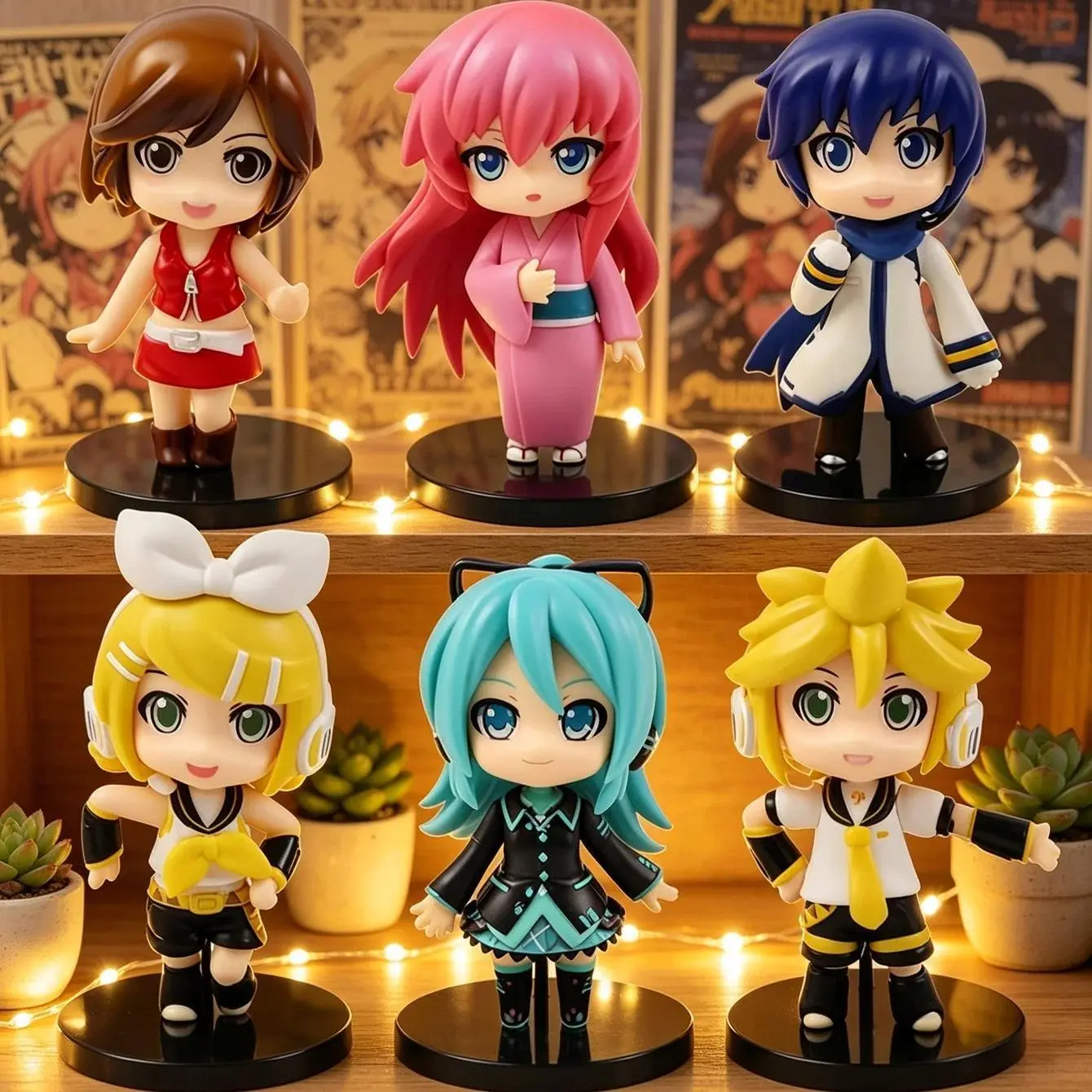 Vocaloid Series Collectible Bundle – Virtual Singer Theme, Premium PVC Material, Desktop Display & Official Fan Merchandise Popular toys 2026 Hot selling toys