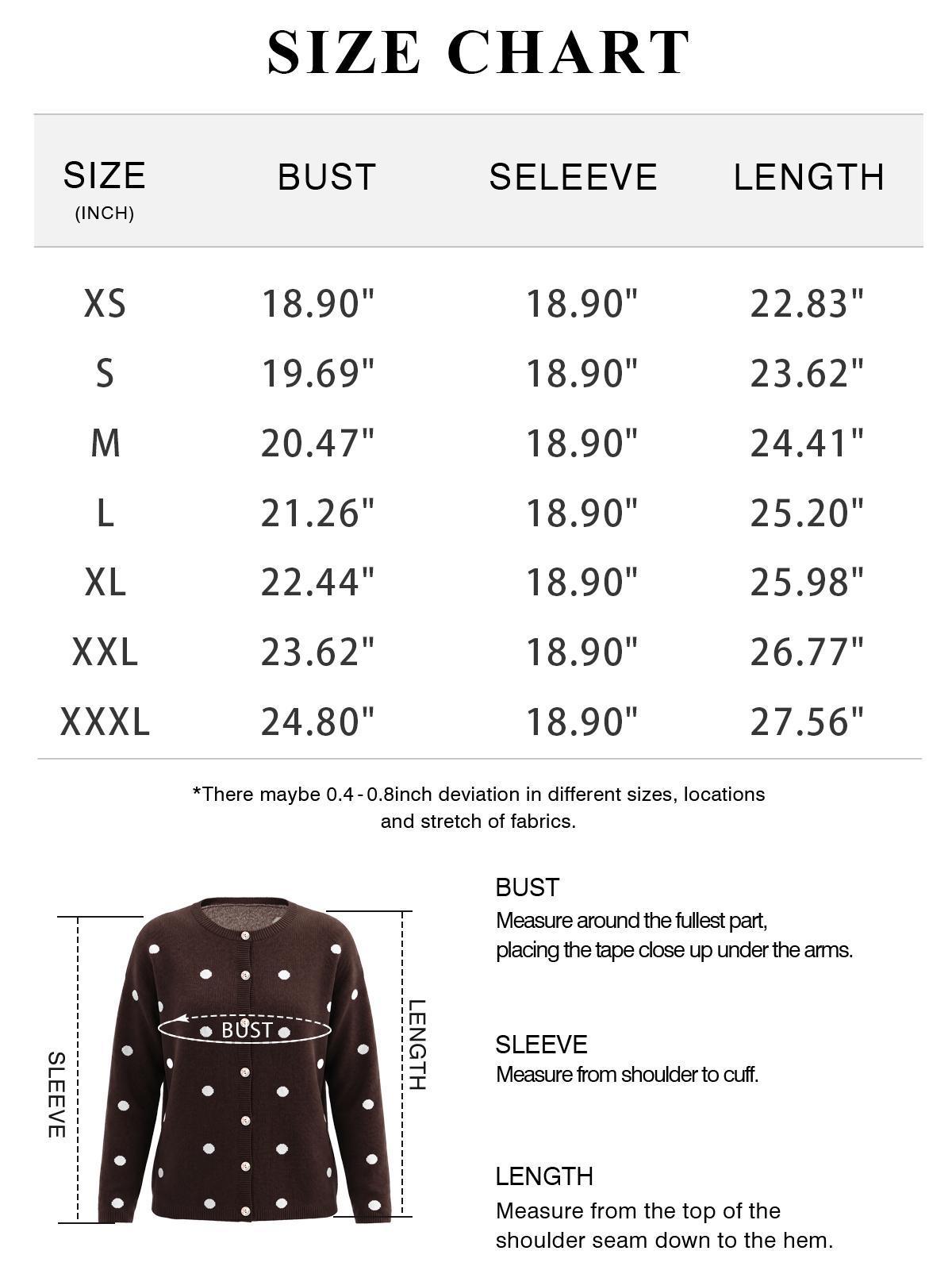 Imily Bela Women's Casual Long Sleeve Cardigan Polka Dot Embroidery Button Front Loose Knit Sweater Coat