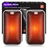 USB Rechargeable Hand Warmers, 2 Pack Reusable Pocket Hand Warmers, 3 Heating Levels, Winter Gifts for Men & Women, Stocking Stuffers for Golf, Hunting, Hiking & Outdoor Activities