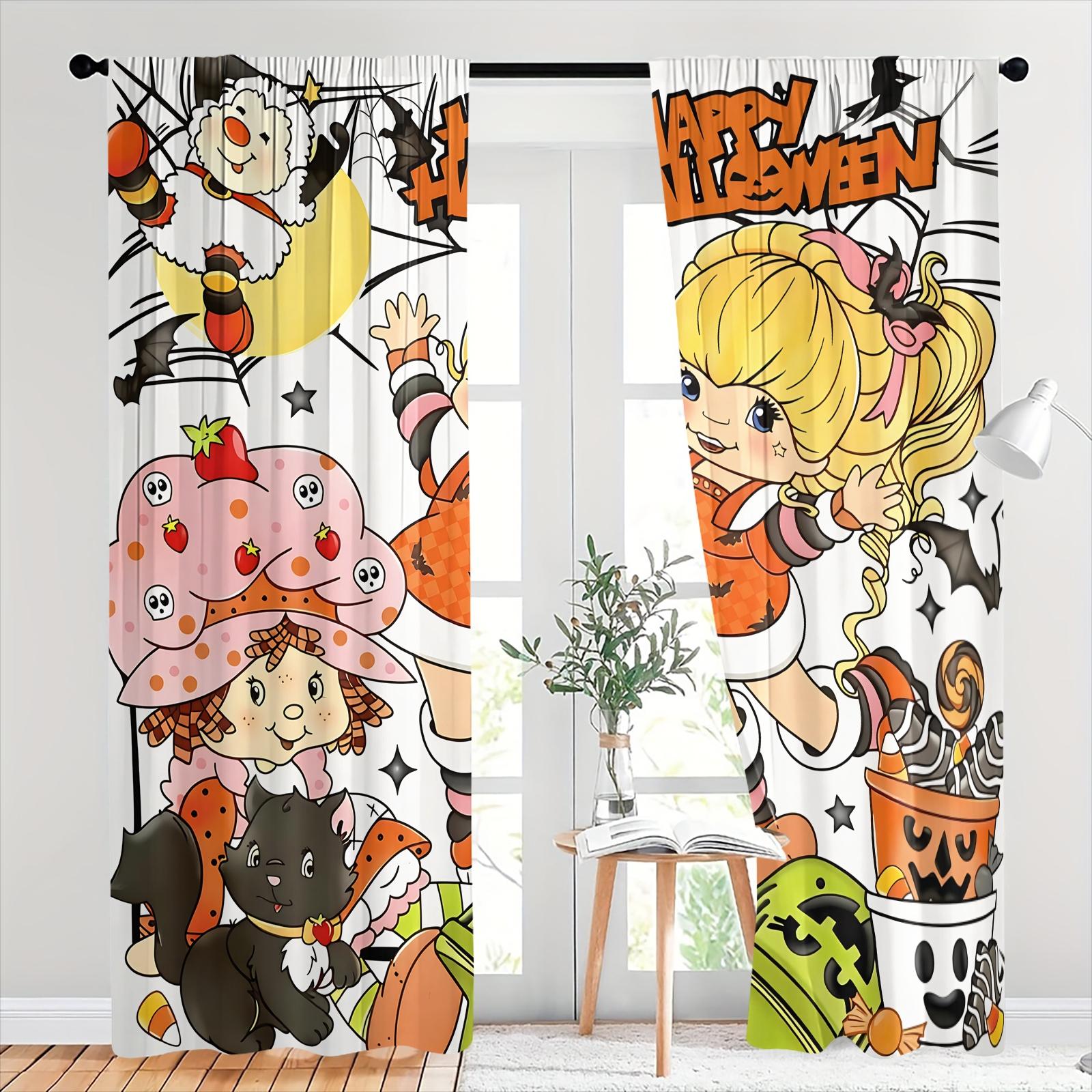 Trendy Black White Camouflage and Animal Silhouettes Curtains Home Decoration Curtain-Two-Piece Rod Pocket Design No Drilling Installation-Privacy Blocking Decorative Drape-Boys Bedroom/Designer Toy Display Room/Gaming Room Decor Window Drapes