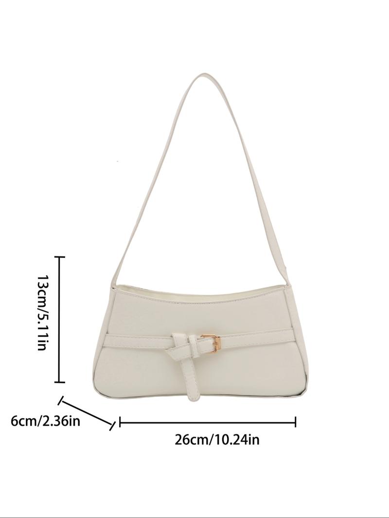Elegant Women's Shoulder Bag with Belt Decoration, Casual Fashion Crossbody/shoulder Bag, Ideal Gift for Daily Use, Versatile Design, Everyday Bag