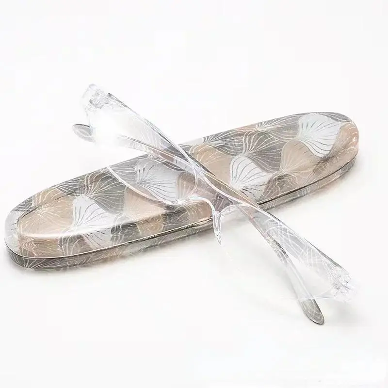 Portable and Exquisite Presbyopia Glasses Anti Blue Light Integrated Far Sighted Glasses Wearing Glasses Box