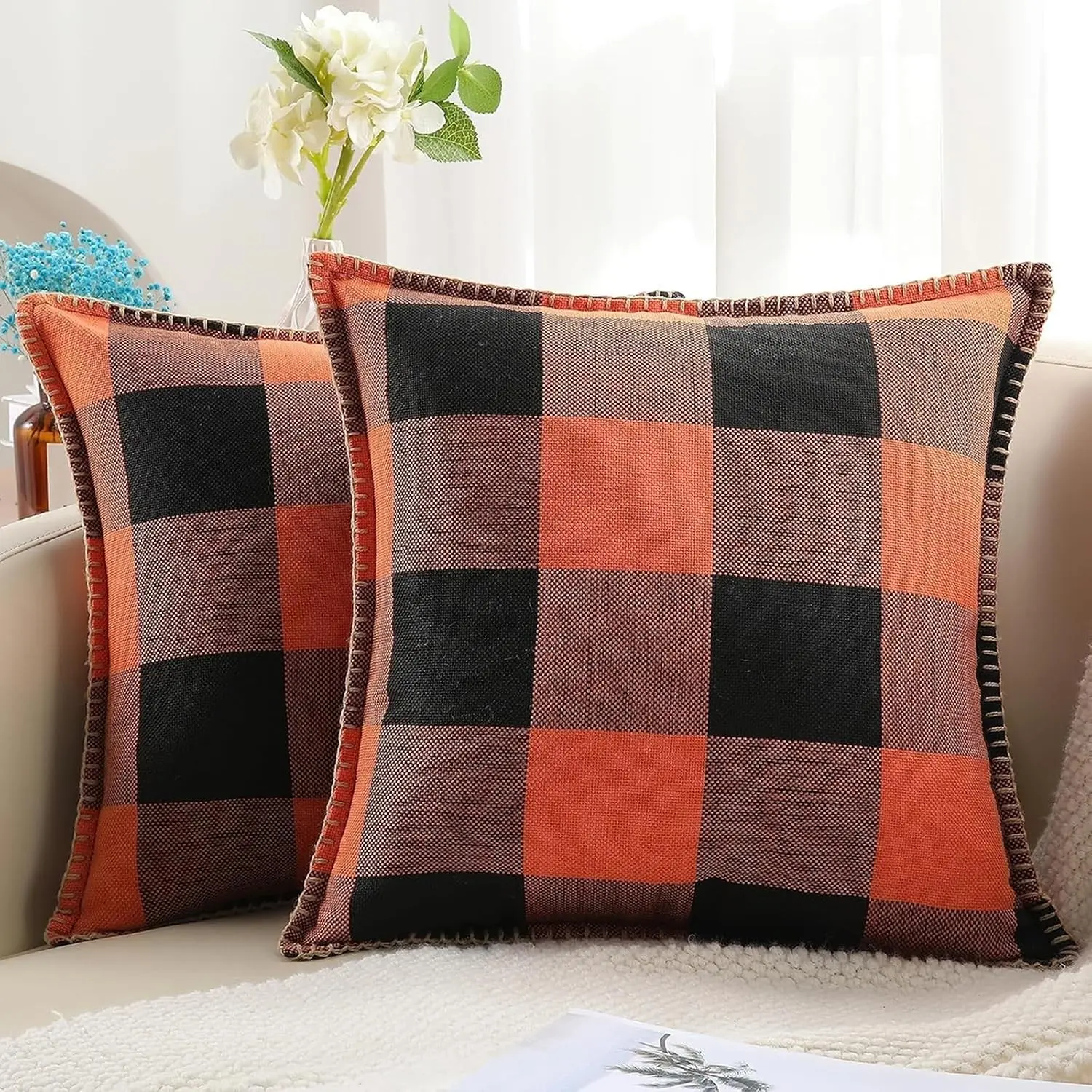 Orange and Black