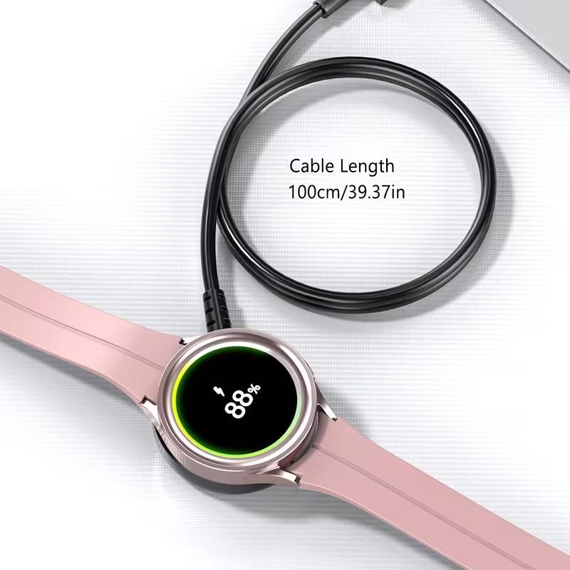 Type C Charger for Galaxy Watch Ultra/7/6/5/4/3, Active 1/2, 6 Classic, Magnetic Charging Cable, No Battery Included