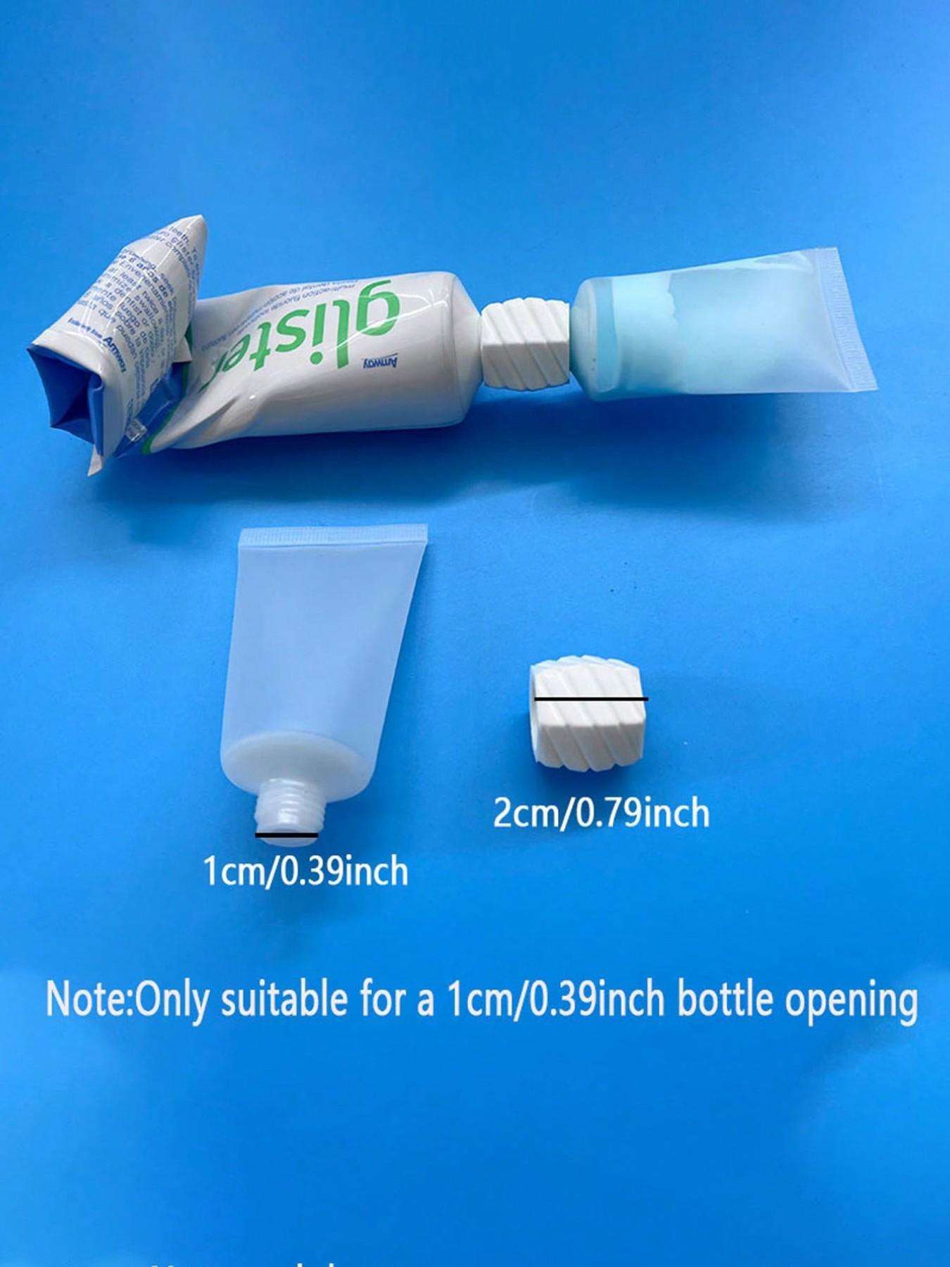 Plastic Toothpaste Tube and Face Wash Adapter Set, Refillable Bottles, Convenient Toothpaste Dispenser Tool Kit, Home Use, Travel Set, Toothpaste Squeezers