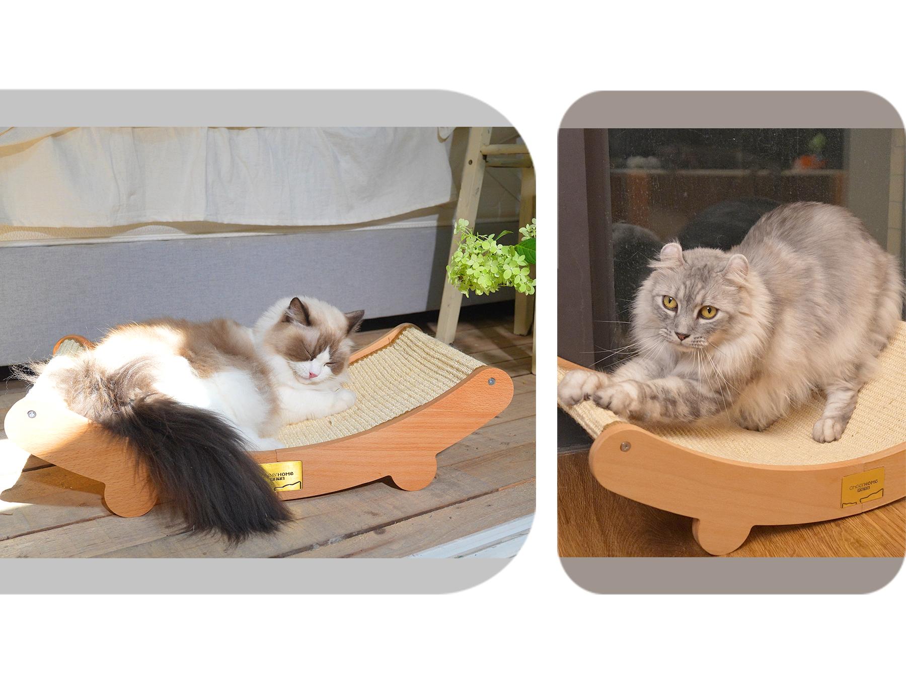 Sisal Cat Scratching Bed, Nartural Sisal Wear-resisitant Cat Scratcher, Cat Paw Pad for Large Cats, Cat Scratching Board Protects Cat From Scratching, Wooden Cat Home Furniture Sisal Cat Scratching Bed, Nartural Sisal Wear-resisitant Cat Scratcher, Cat Paw Pad for Large Cats, Cat Scratching Board Protects Cat From Scratching, Wooden Cat Home Furniture