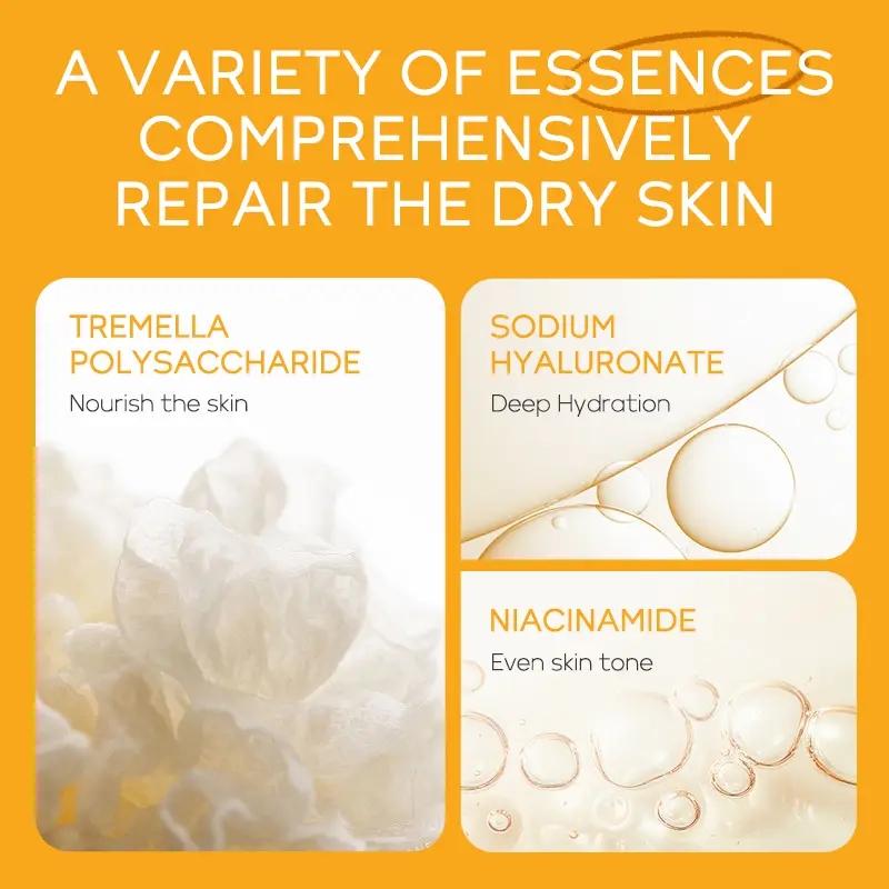 Vitamin C Skincare Set, skin care sets, Facial Skin Care Product & Makeup Bag & Puff, Professional Skin Care Kit for Women & Girls