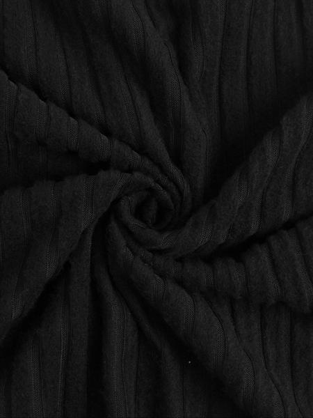 2PCS Fashion casual women's contrasting neck hanging solid color top two-piece set