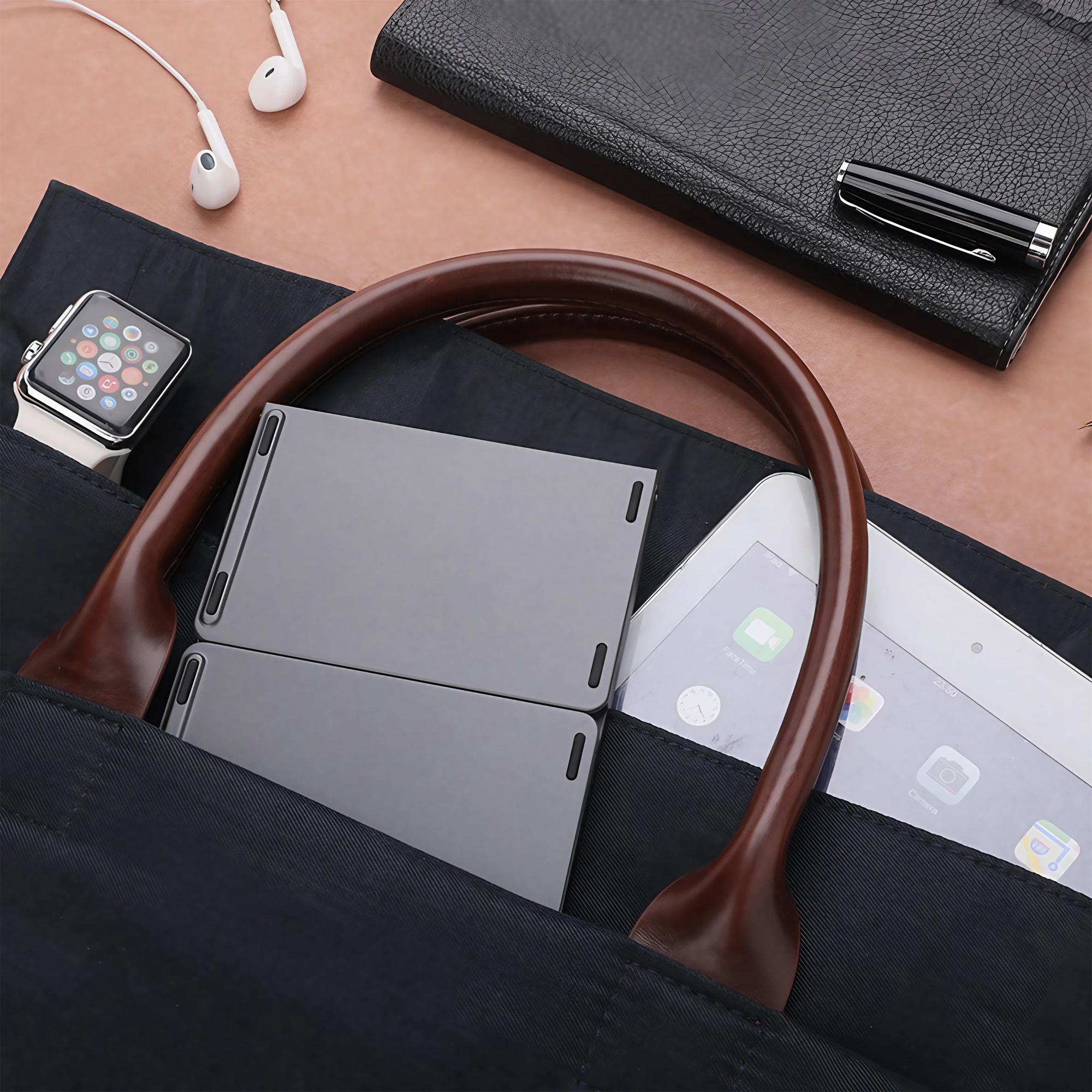 Portable Foldable Wireless Keyboard, Multifunctional Keyboard, Rechargeable Wireless Keyboard with Touchpad, Magnetic Folding Design Tablet Keyboard, Tablet Accessories