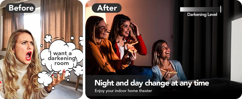 1 Panel Pure White Blackout Curtains – Thermal Insulated for Living Room, Bedroom & Home Decor