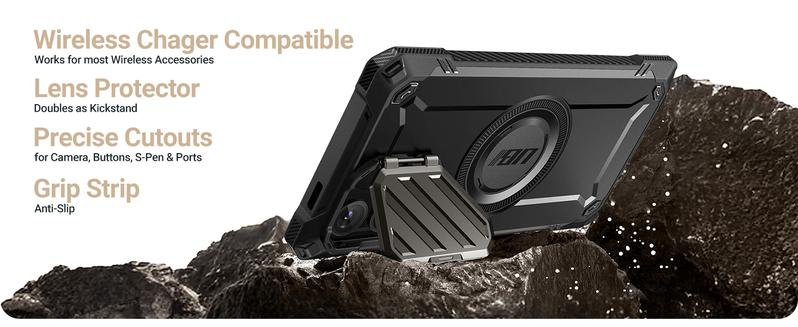 SUPCASE Heavy Duty Rugged Magnetic Phone Cases for Galaxy S25 Ultra/S24 Ultra with Stand, Built-in Camera Cover, Kickstand, and S Pen Friendly