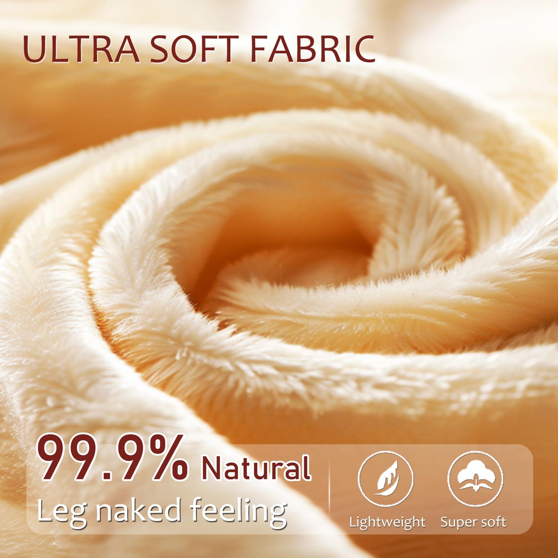 WOMEN's Size XS to 3XL Magic Fleece Lined Leggings - Winter Comfort, Closed Foot, Look Like Pantyhose。