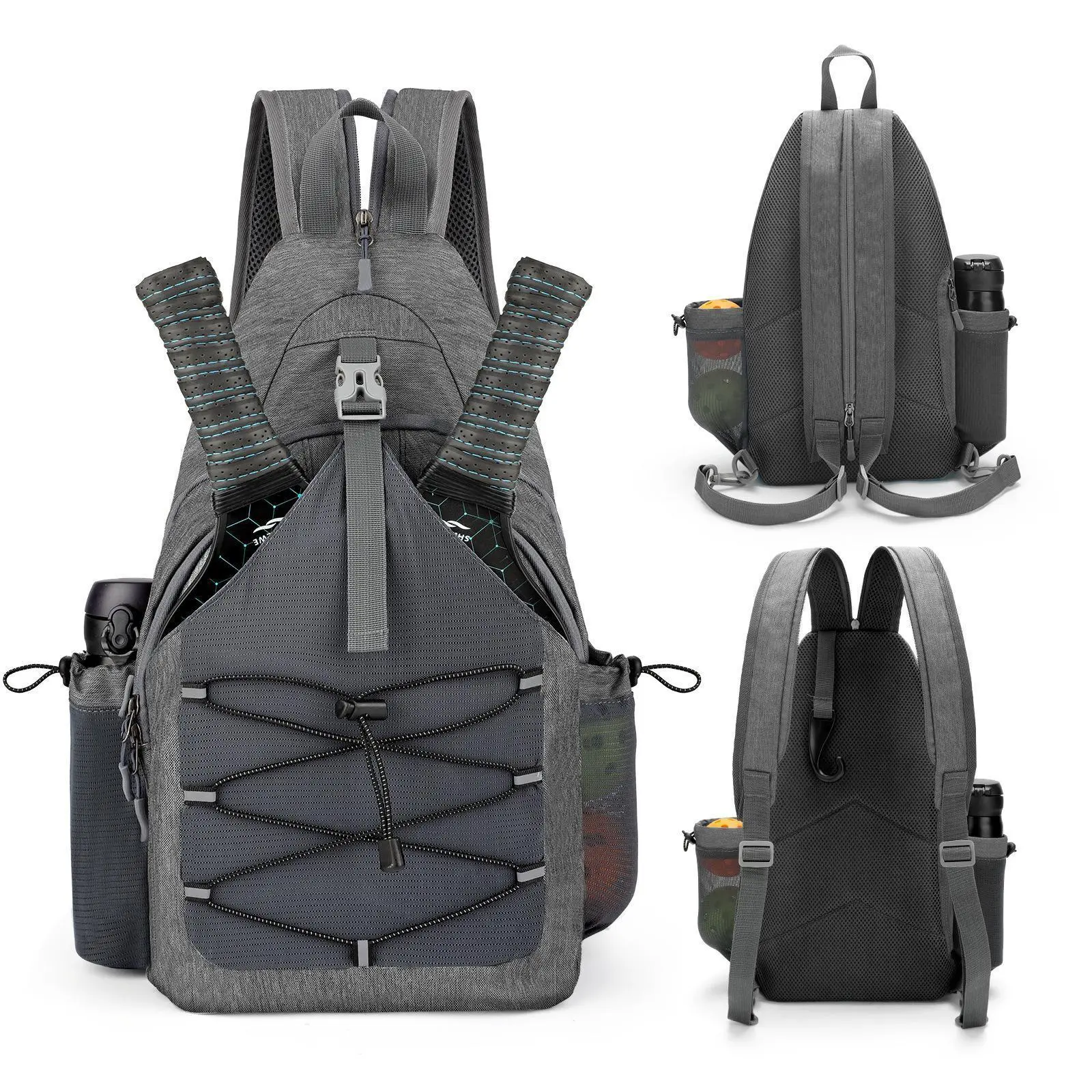 JSERYISGN One bag. All your gear. Zero hassle.  Whether it’s tennis, badminton or pickleball – this cross-body bag organizes rackets & equipment with EASE.