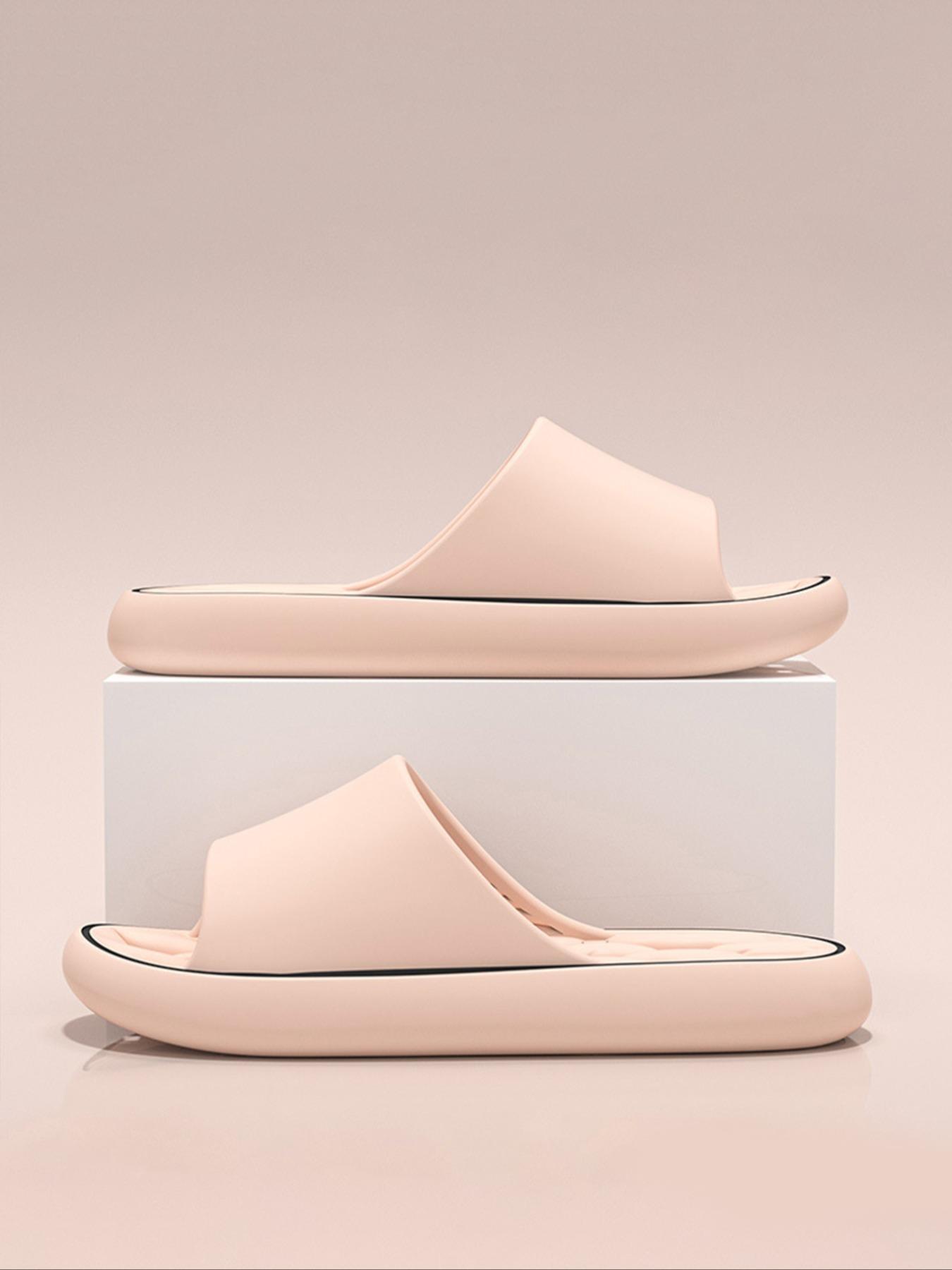 Women's Casual Comfortable Plain Color Slippers - TikTok Shop