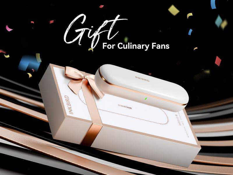 INKBIRD Multi-Sensor Bluetooth Thermometer with Probe Compatible with iOS and Android apps Ideal for outdoor grilling, smoking, rotisserie ovens, and rotisserie spits Precise temperature measurement