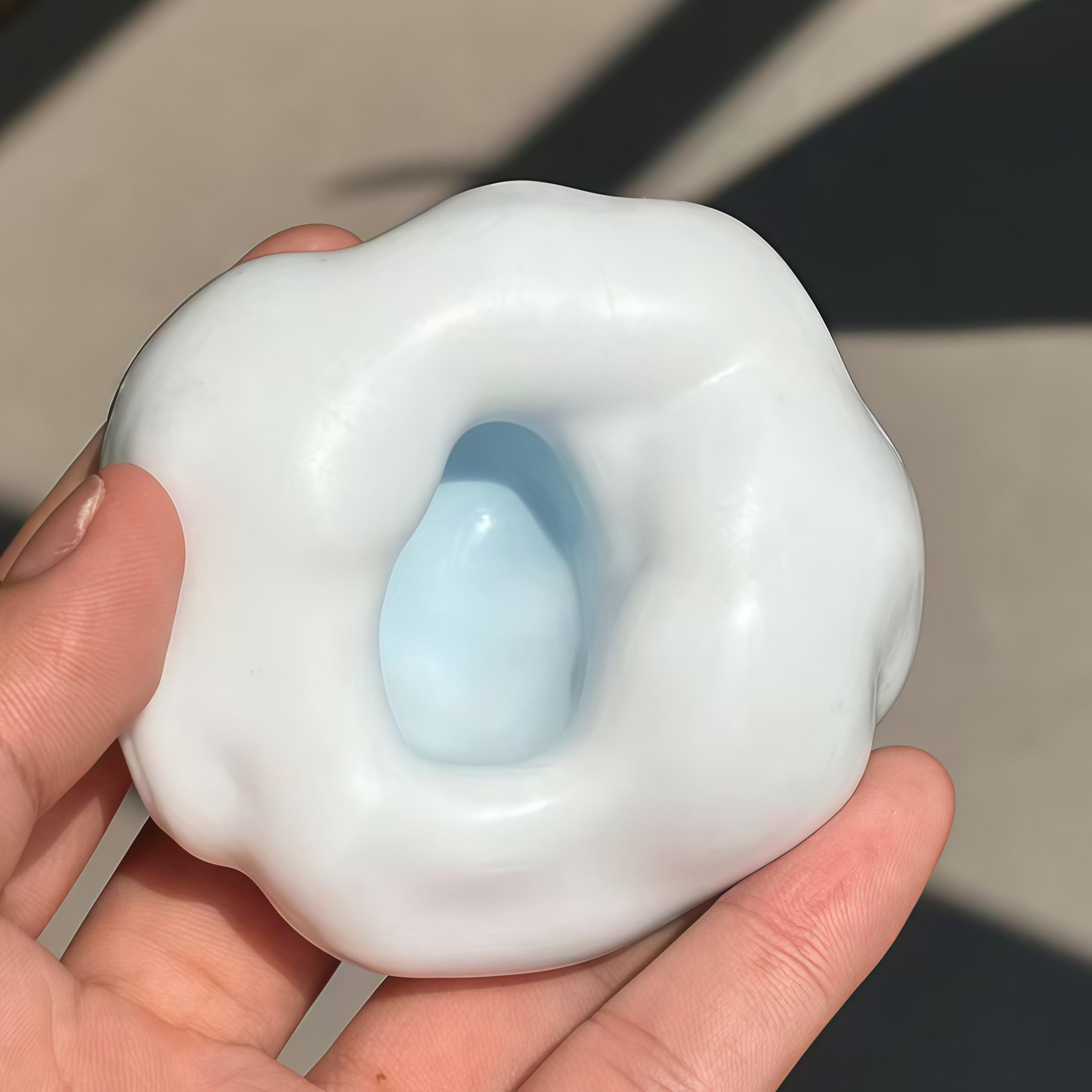 Super Soft Moldable Snow Skin Mochi Squishy Ball, Stress Relief Toy