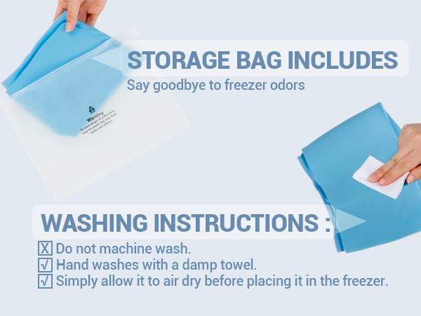 Comfytemp Migraine Head relief Cap, Wearable and Reusable Cold Pack Care Cap, Cold & Hot Eye Mask for migraines, tension and stress relief. Perfect for Home Breaks, Before Sleep, or Office Use, Blue & Black,