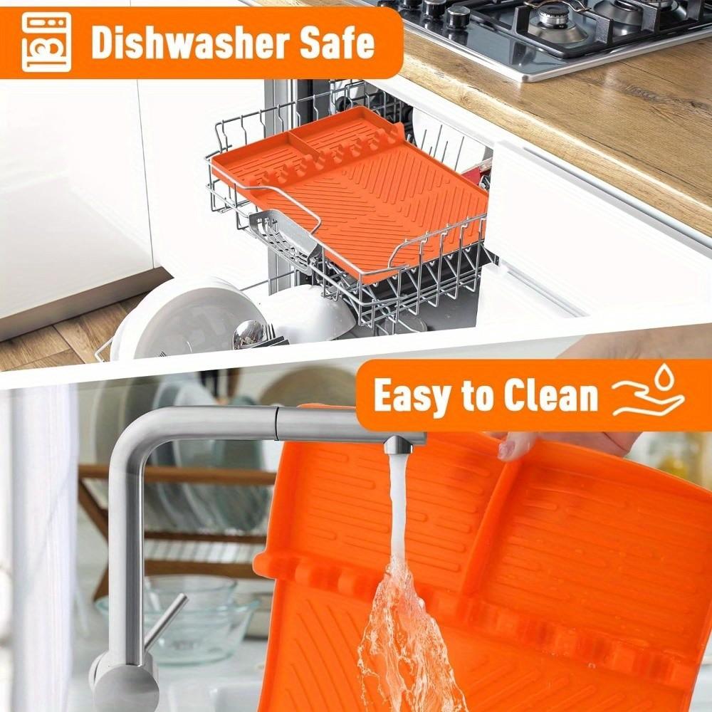 Silicone Grill Mat Compatible with Blackstone Griddle, Durable BBQ Accessories for Easy Cleaning, Perfect for Indoor/outdoor Use Silicone Grill Mat Compatible with Blackstone Griddle, Durable BBQ Accessories for Easy Cleaning, Perfect for Indoor/outdoor Use
