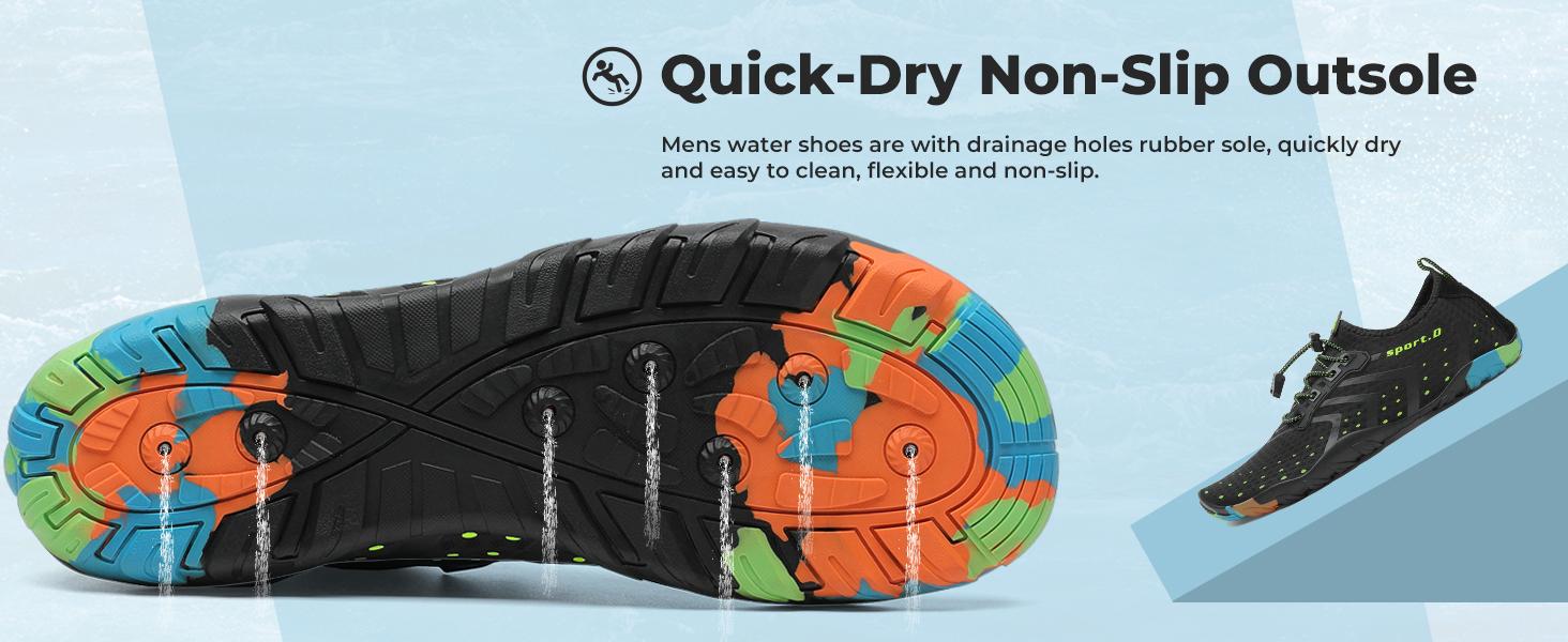 Mishansha Tide I - Water Shoes for Women Men Barefoot Beach Shoe Quick Dry Aqua Swim Socks for Surfing Yoga dealsforyoudays