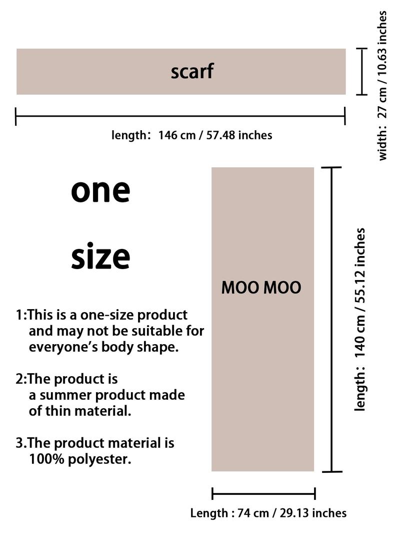 Women's Colorblock Print Long Scarf & Poncho Set, Casual Soft Comfortable Shawl for Beach Vacation, Fashion Accessories for Women & Girls