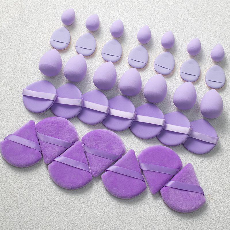 Full Set Makeup Sponges & Puffs Combo, Sponge Kit, Multi-Texture (velvet & Skin-Friendly) Blending Setting Tools, Vegan Cruelty-Free Beauty Tools