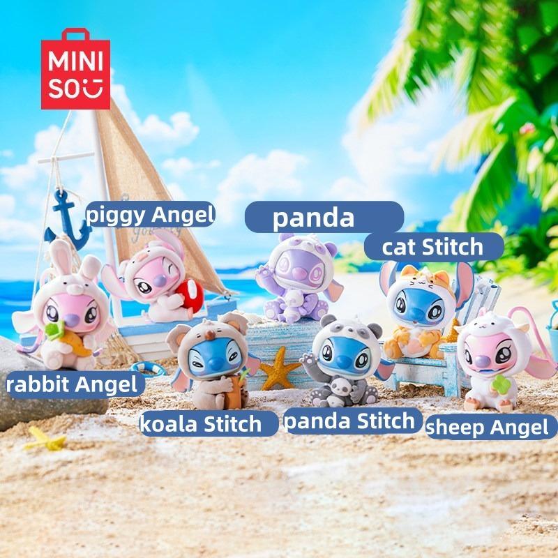 Disney Lilo & Stitch Series Animal Party Blind Box Fluffy Figurine Cute Collectible Decor Perfect for Display or Gifting Random Surprise Set Holiday Halloween Christmas Gift for Kids Bedroom