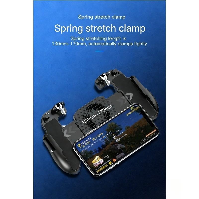 Mobile Game Controller Set, Ergonomic Grip Comfort, E-Sports Style Auxiliary Shooting Operation, Suitable for Smartphone Gamers