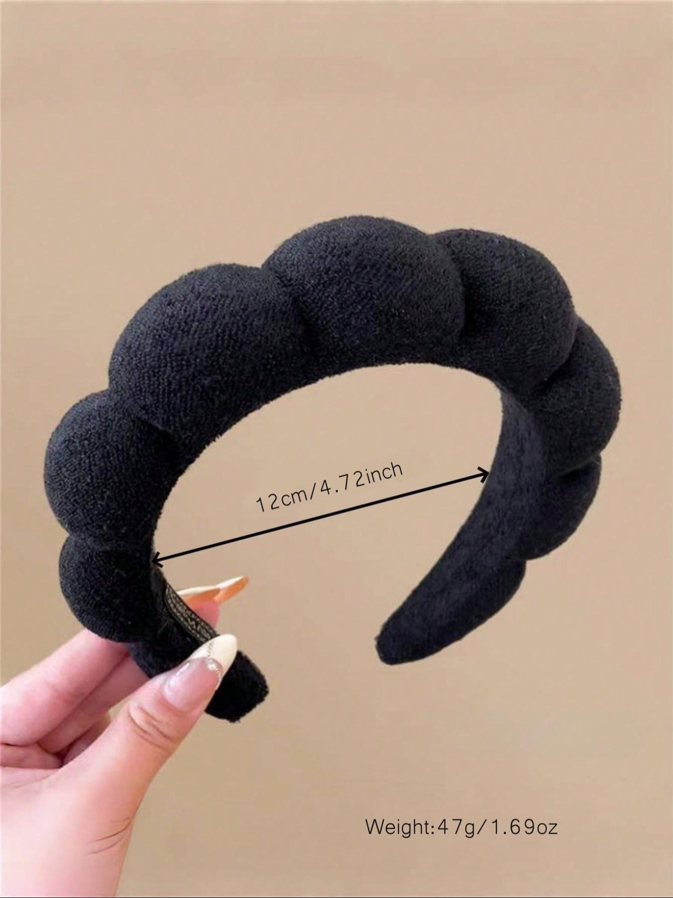 Cloud Shaped Sponge Puffy Headband, Fashion Hair Accessories for Women & Girls, Minimalist Headwear Suitable for Thick Hair