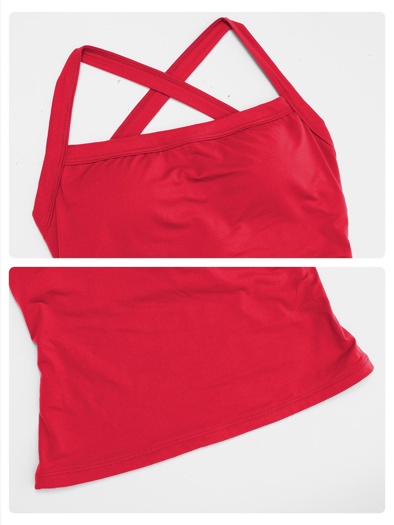 Women's Sporty Tight-Fit Yoga Vest, Quick-Dry Fitness Top, All-Seasons Wearable Running Tank, Versatile Gym Activewear, Sporty Cami Top