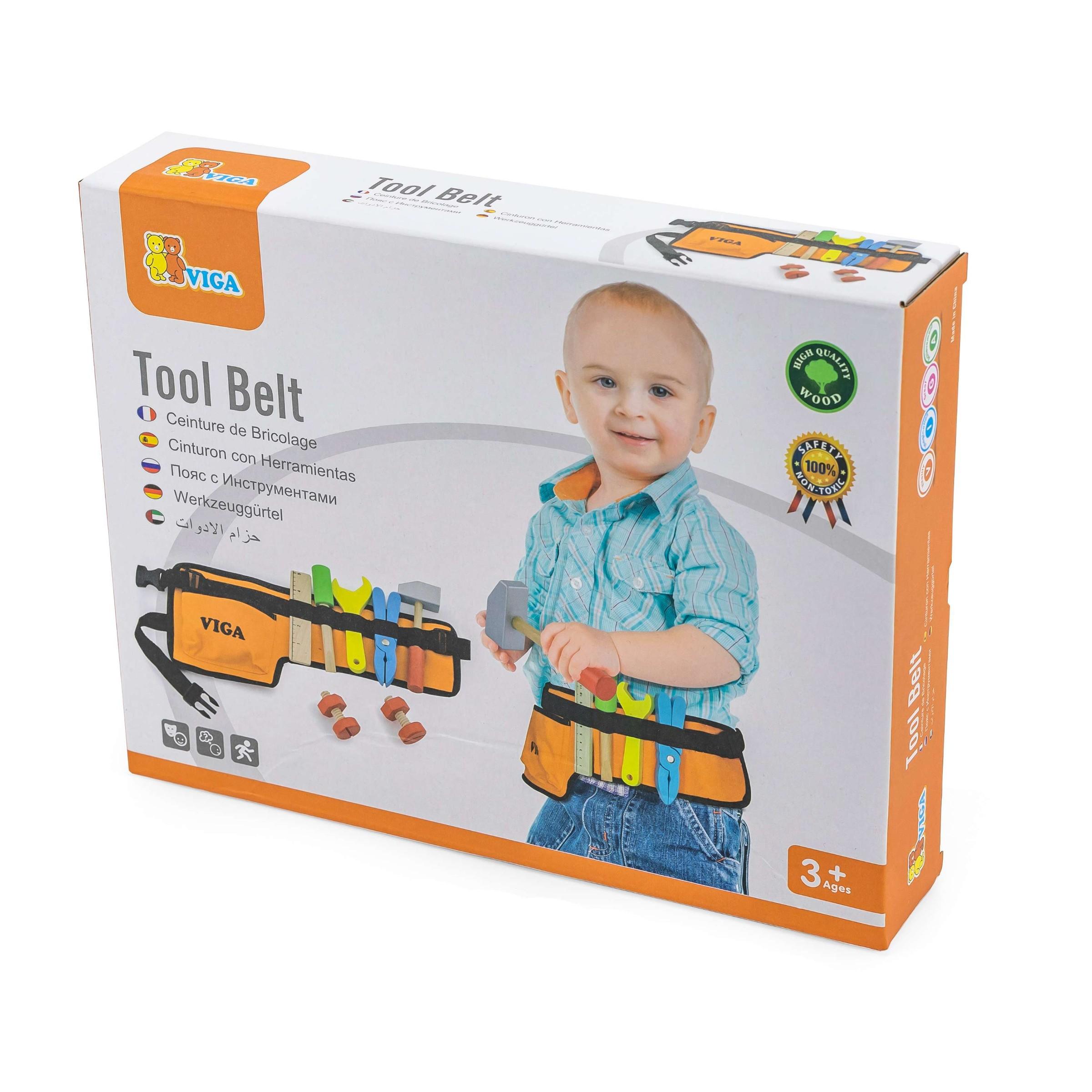7-Piece Toddler Tool Kit with Backpack, Educational Building Toys, Hand-Eye Coordination, Motor Skills Development, School Tools