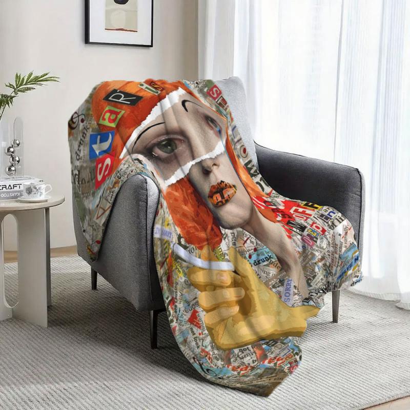 Cute and Practical Blanket A Star Is Born Themed Art Reusable Quilts Comfortable sofa decoration camping and picnic blanket winter warming blanket