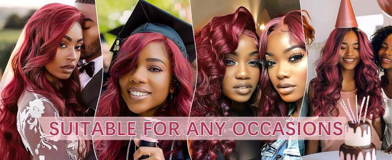 Tuneful 99j Burgundy Lace Front Wigs Human Hair 13x6 HD Transparent Lace 613 Body Wave Lace Front Wigs Human Hair Hot Red Pre Plucked Human Hair Wigs for Women